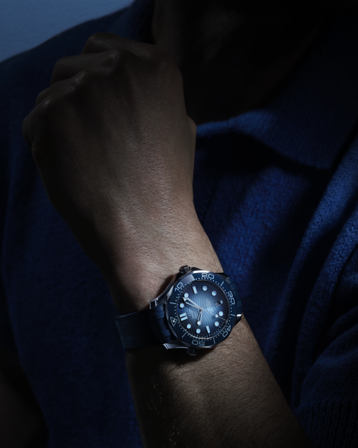 Ocean face -Blue Rubber - Automatic - 42mm