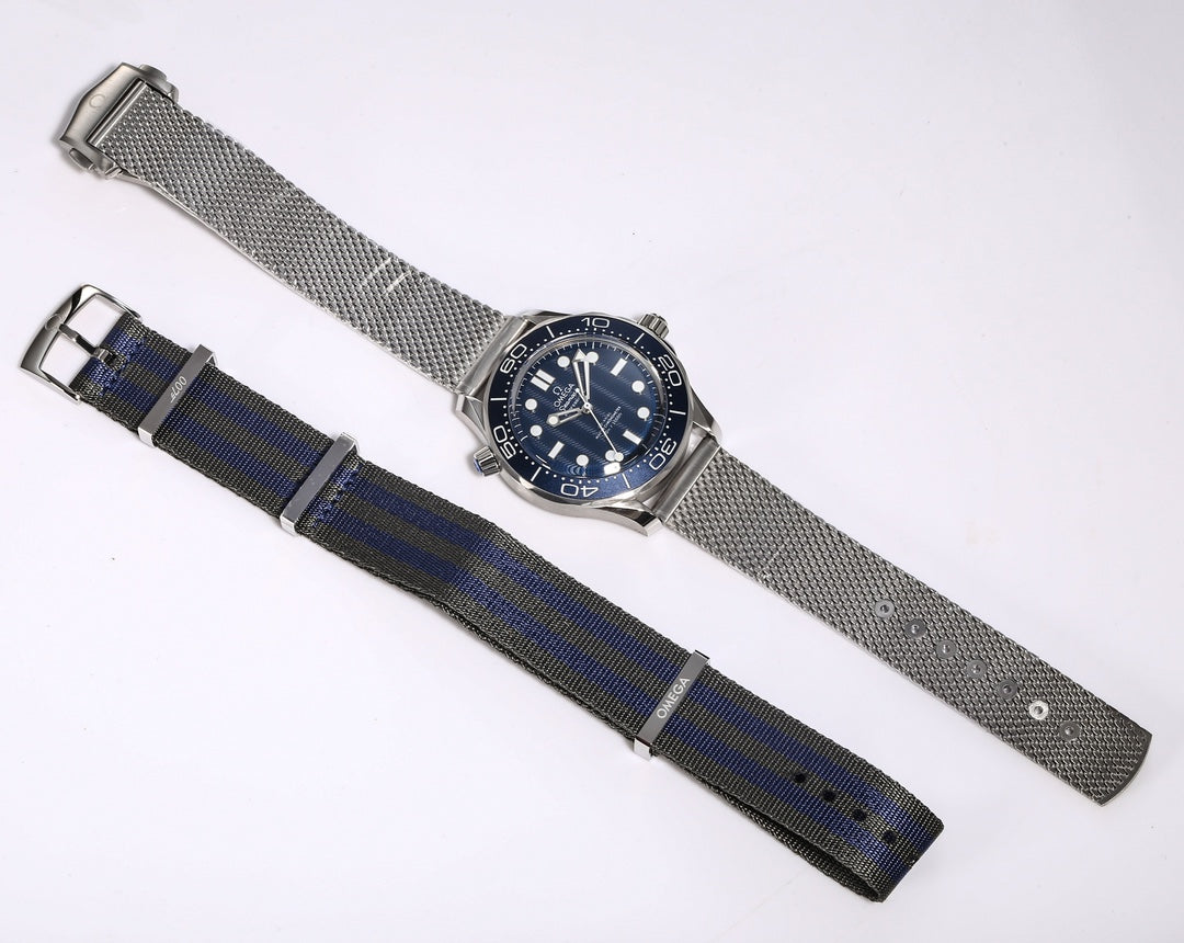 🔥Limited Time Offer! 60th Anniversary- Blue -904L Steel - Free Nylon Strap - Automatic -42mm