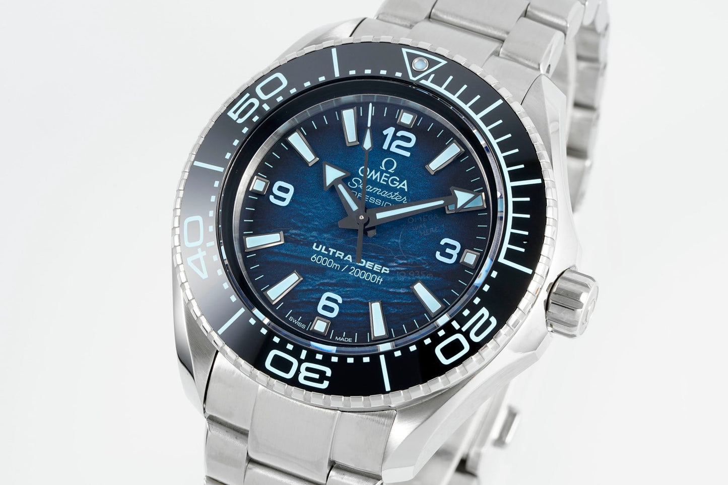 L Size Blue Sea - Silver 904L Steel - Automatic - 45mm