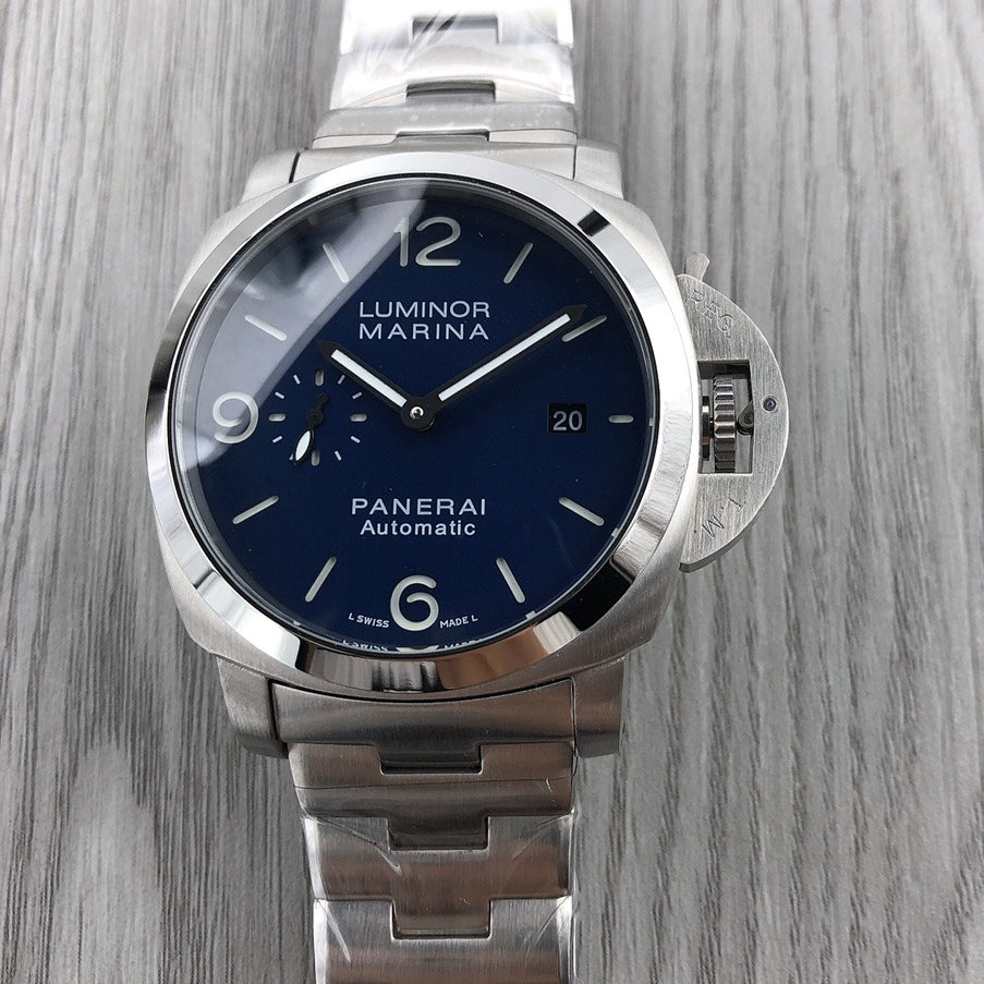 Blue Silver -904L Steel - White 904L -Automatic - 44mm