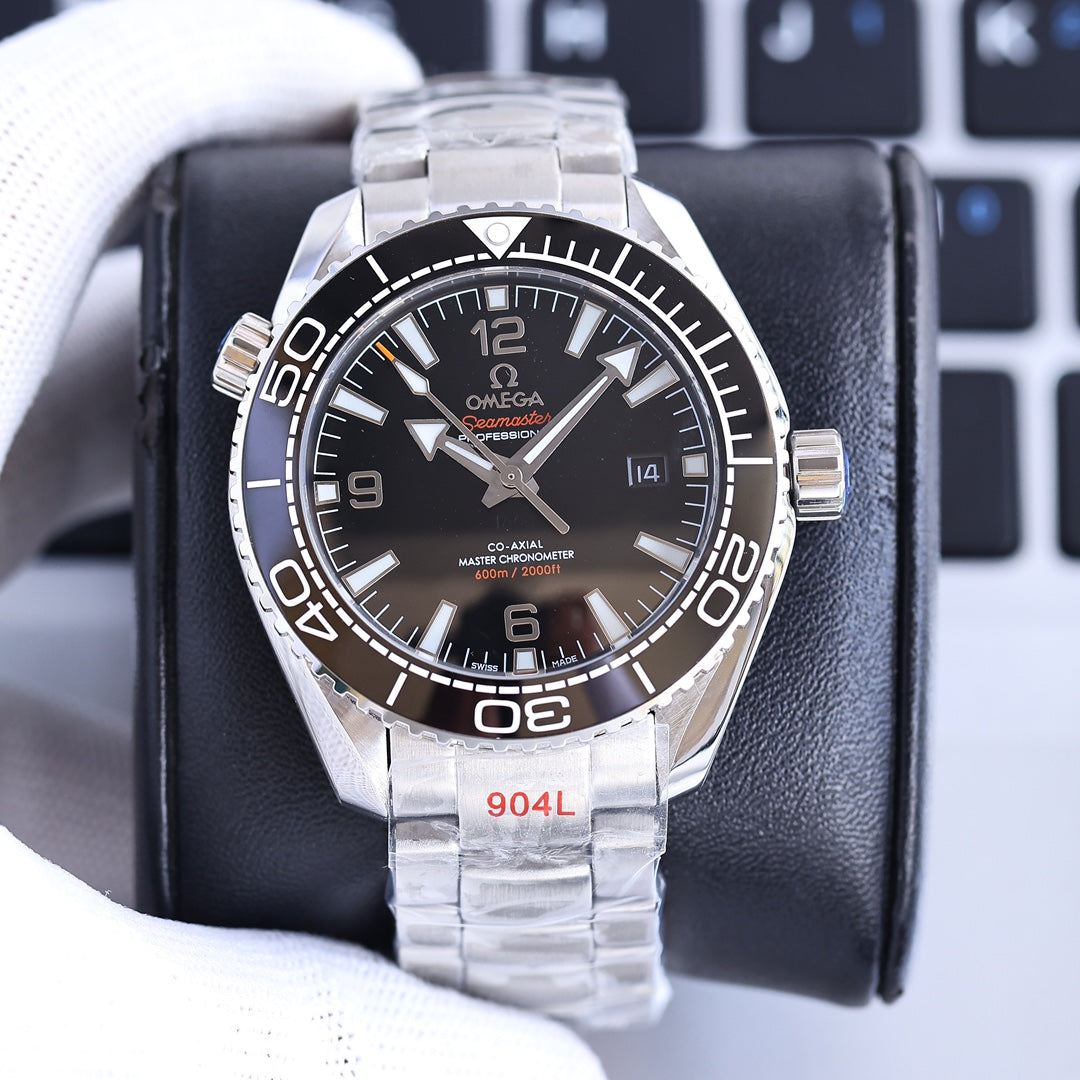 Black Ceramic - Silver 904L Steel - Automatic - 43mm