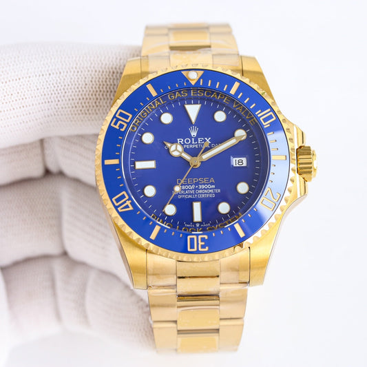C-Factory -m136668- Blue -Yellow 904L Steel -Automatic- 44mm