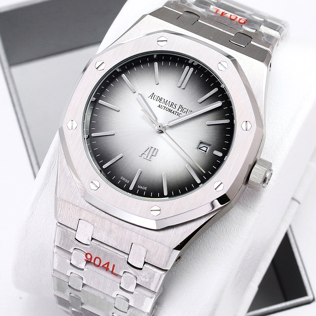 Grey - 904L White Steel - Automatic - 41mm