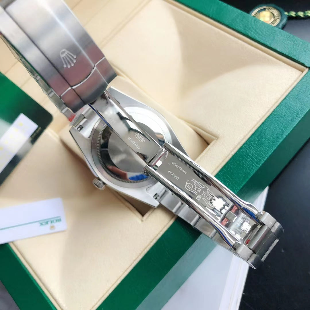 Blue Silver - Steel 904L Silver - Automatic-41mm/31mm