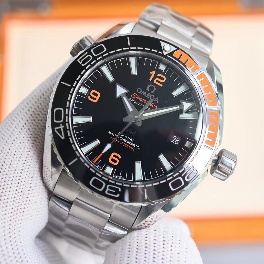 Black Orange - White 904L Steel -  Automatic - 43mm