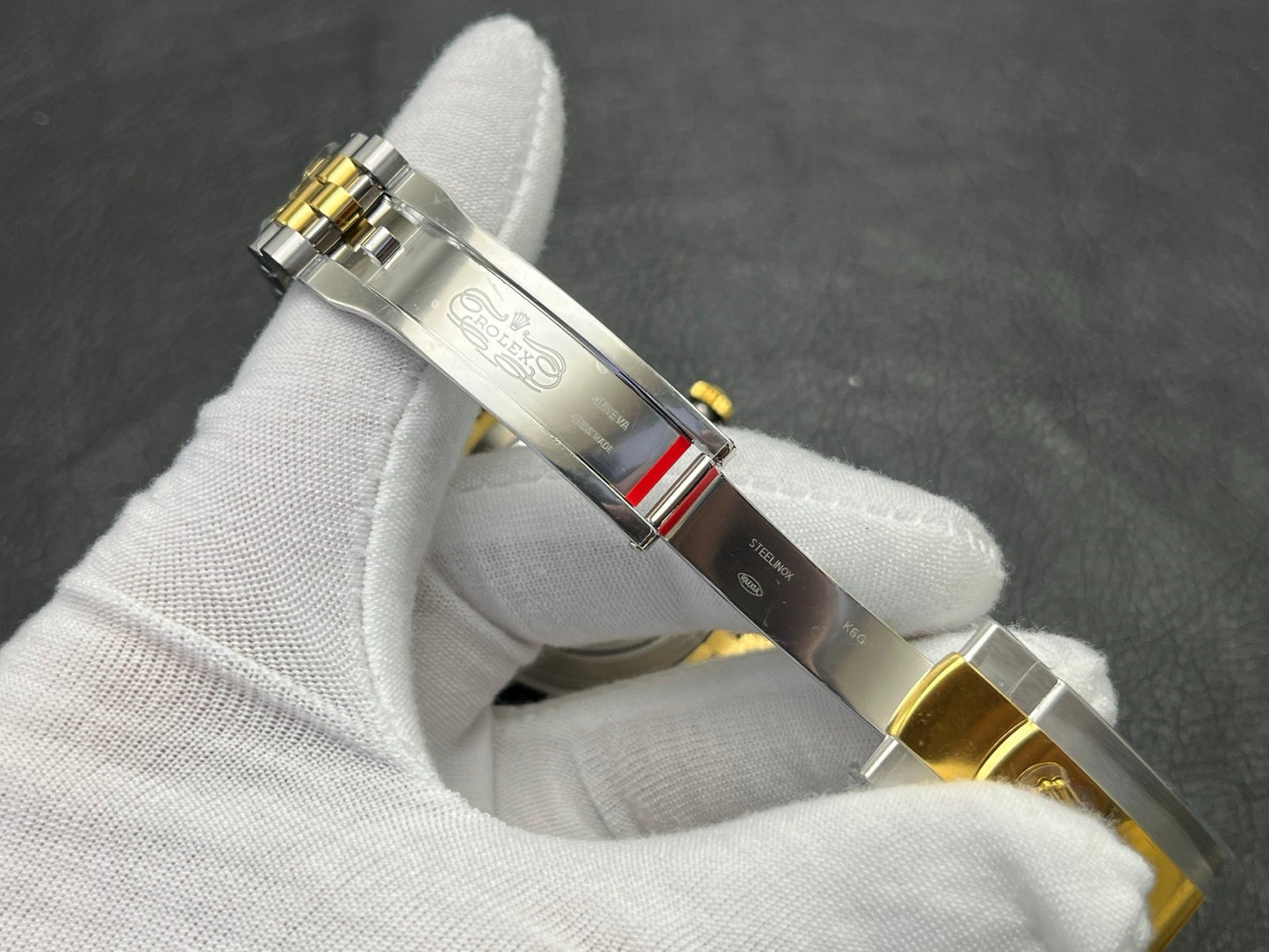 C-Factory -Silver - Yellow Smooth Bezel - Yellow Silver 904L Steel- Automatic - 41mm