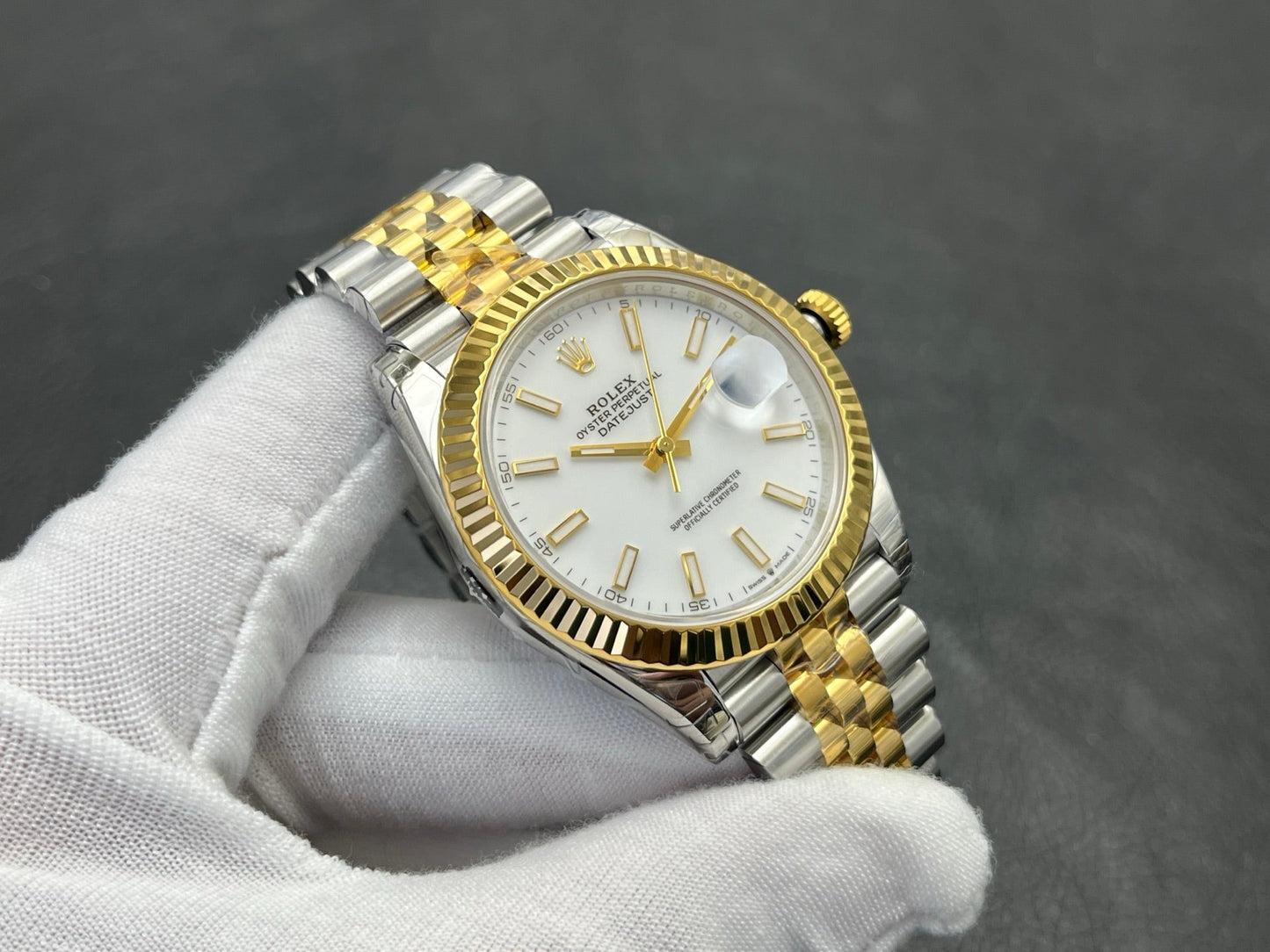 C-Factory -White - Silver Yellow 904L Steel- Automatic - 41mm