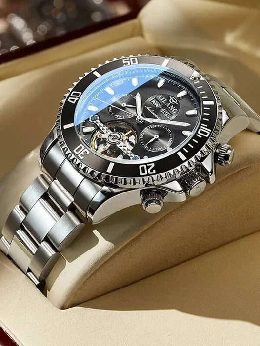 Blue - Silver 904L Steel - Automatic -43mm