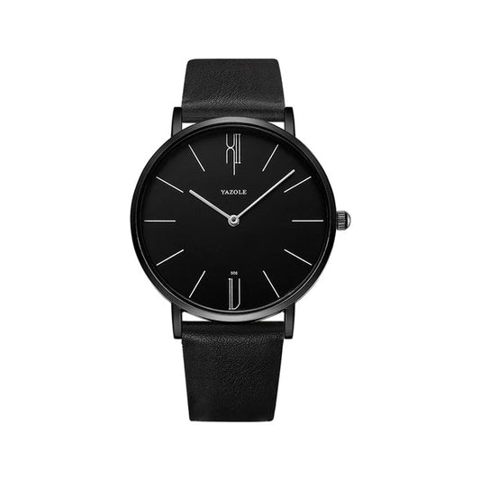 Black - Black Leather - Automatic - 42mm