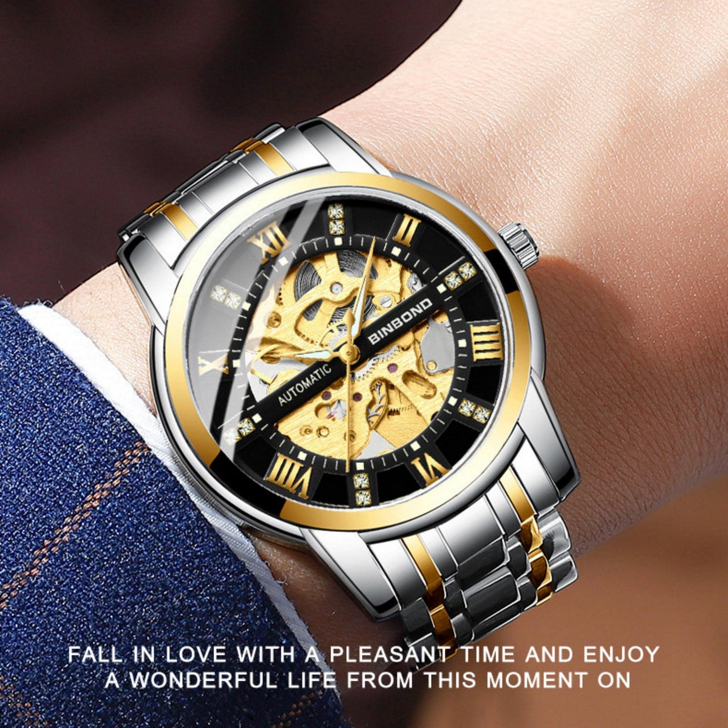 Yellow Steel - Silver 904L Steel - Automatic -41mm