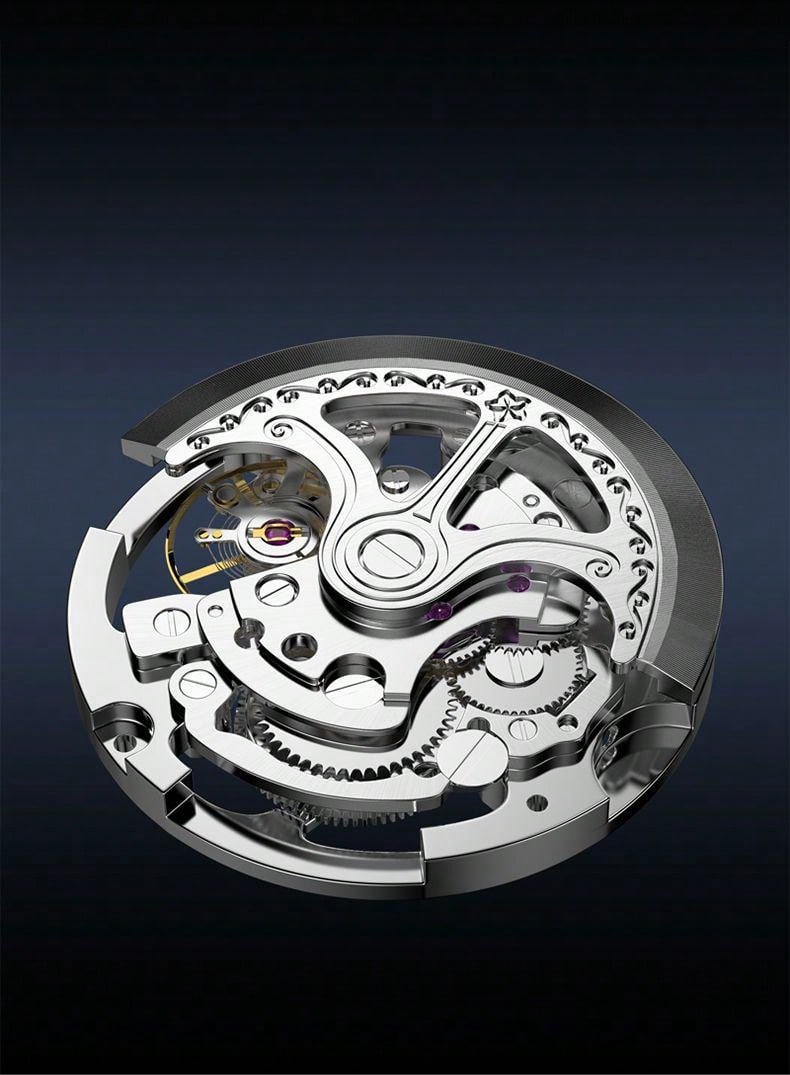 White 904L Steel - White Leather - Automatic -41mm