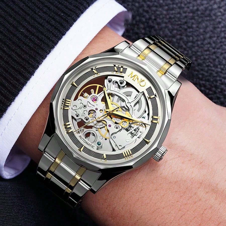 White 904L Steel - White Leather - Automatic -41mm