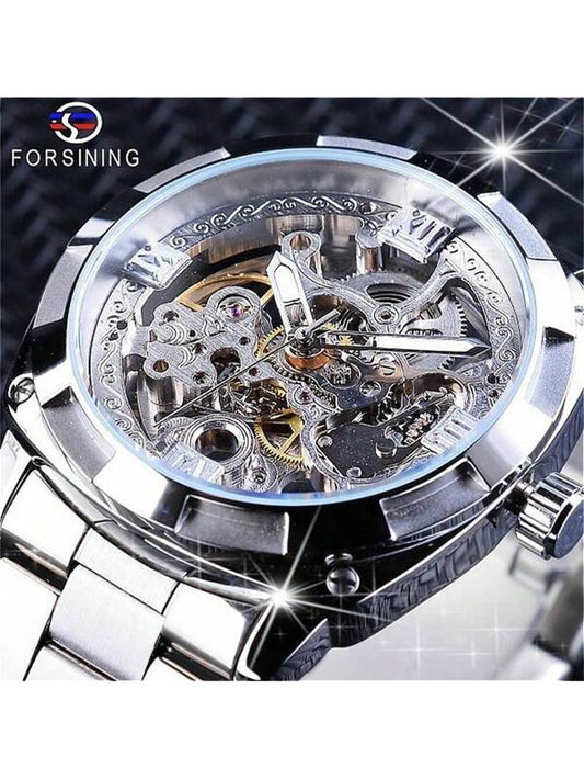 White 904L Steel -Silver Steel- Automatic -41mm