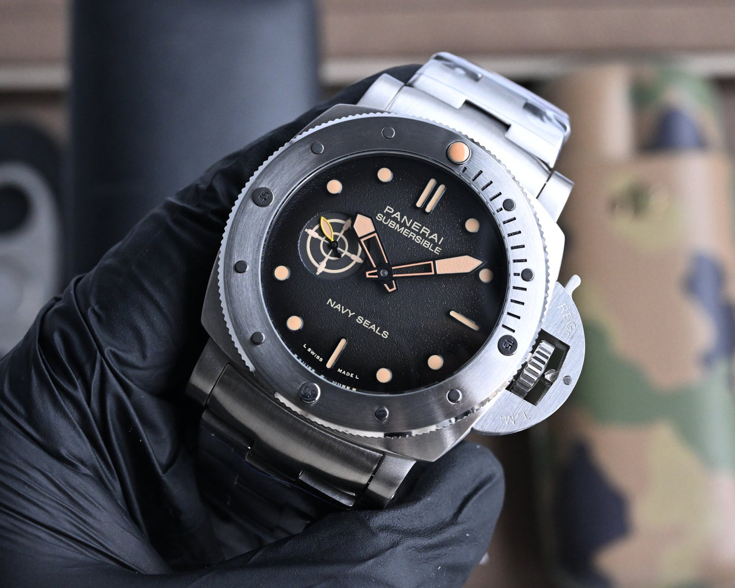 316L Black Silver - White 316L Steel - Automatic - 47mm