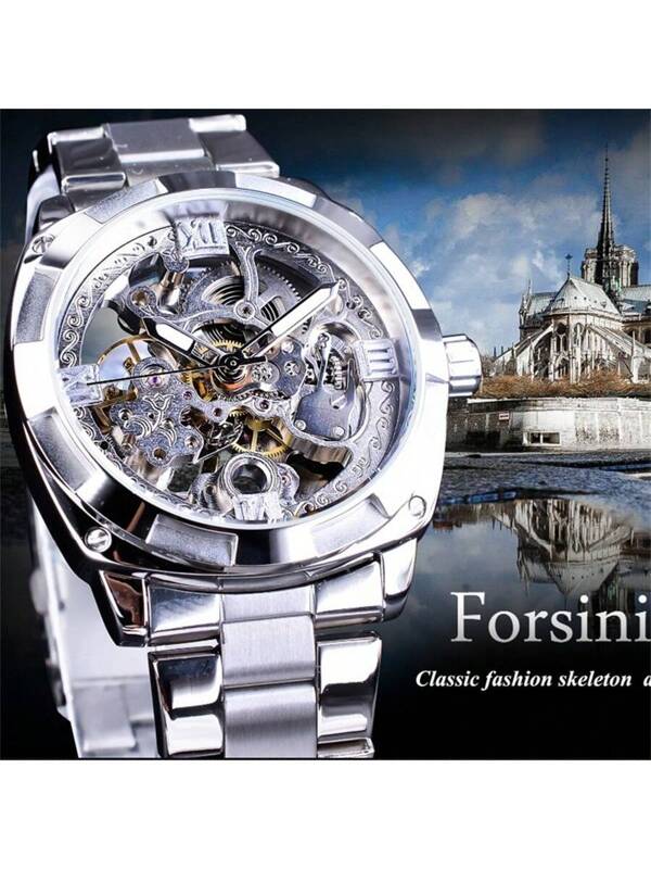 White 904L Steel -Silver Steel- Automatic -41mm