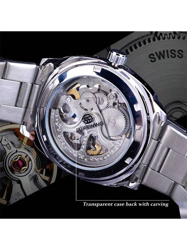 White 904L Steel -Silver Steel- Automatic -41mm
