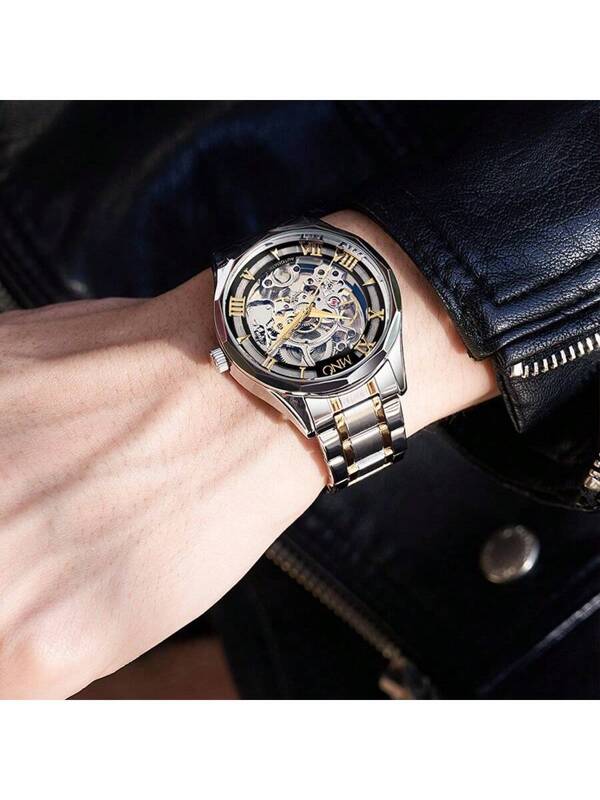 White 904L Steel - White Leather - Automatic -41mm