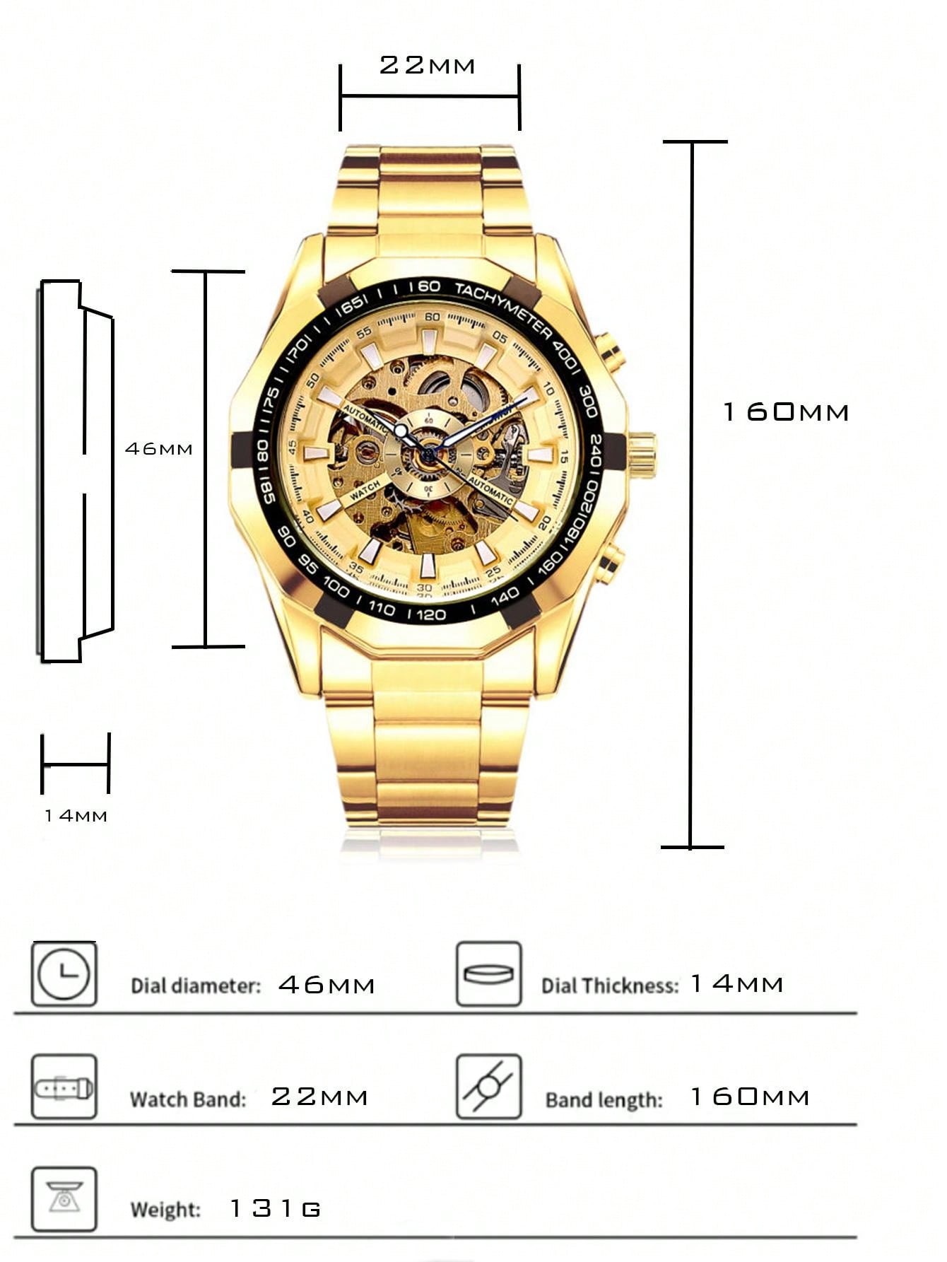 Yellow Black - Yellow Steel - Automatic -41mm