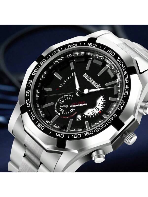 Black - White 904L Steel - Automatic -41mm