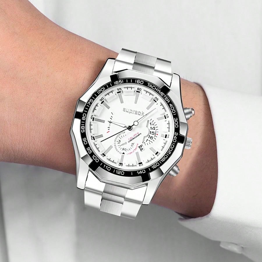 Black - White 904L Steel - Automatic -41mm