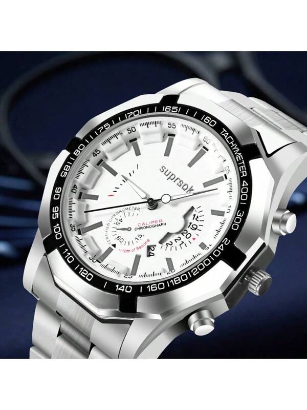 Black - White 904L Steel - Automatic -41mm