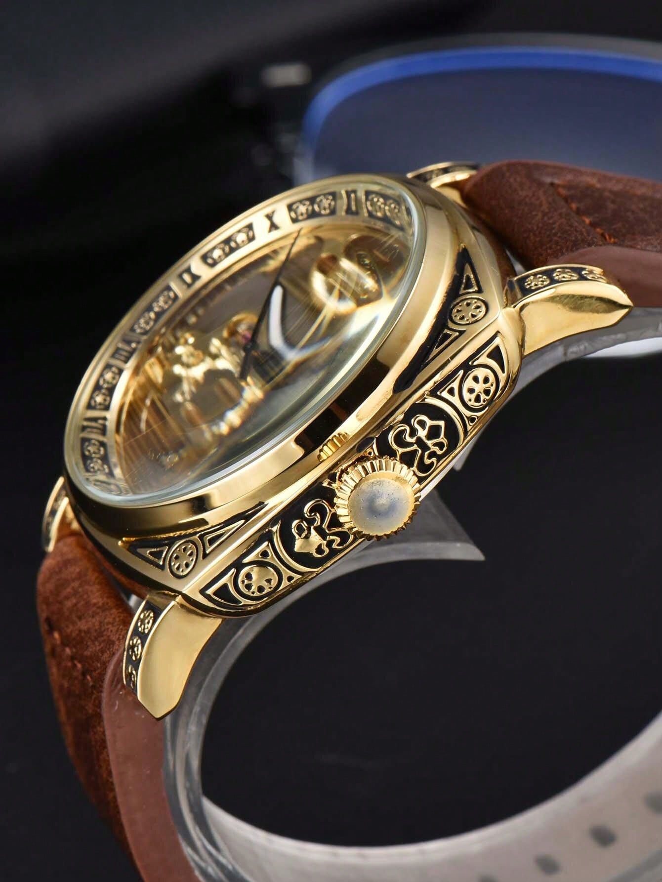 Yellow gold - Brown Rubber - Automatic -41mm