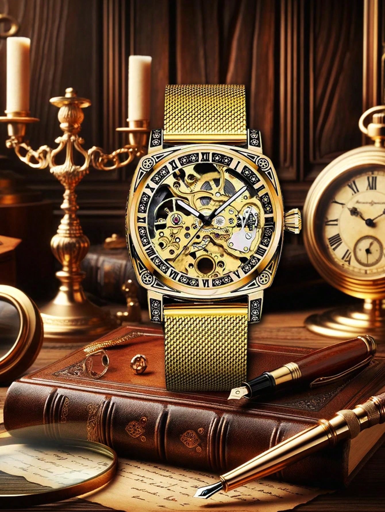 Silver Steel- White 904L Steel - Automatic -41mm