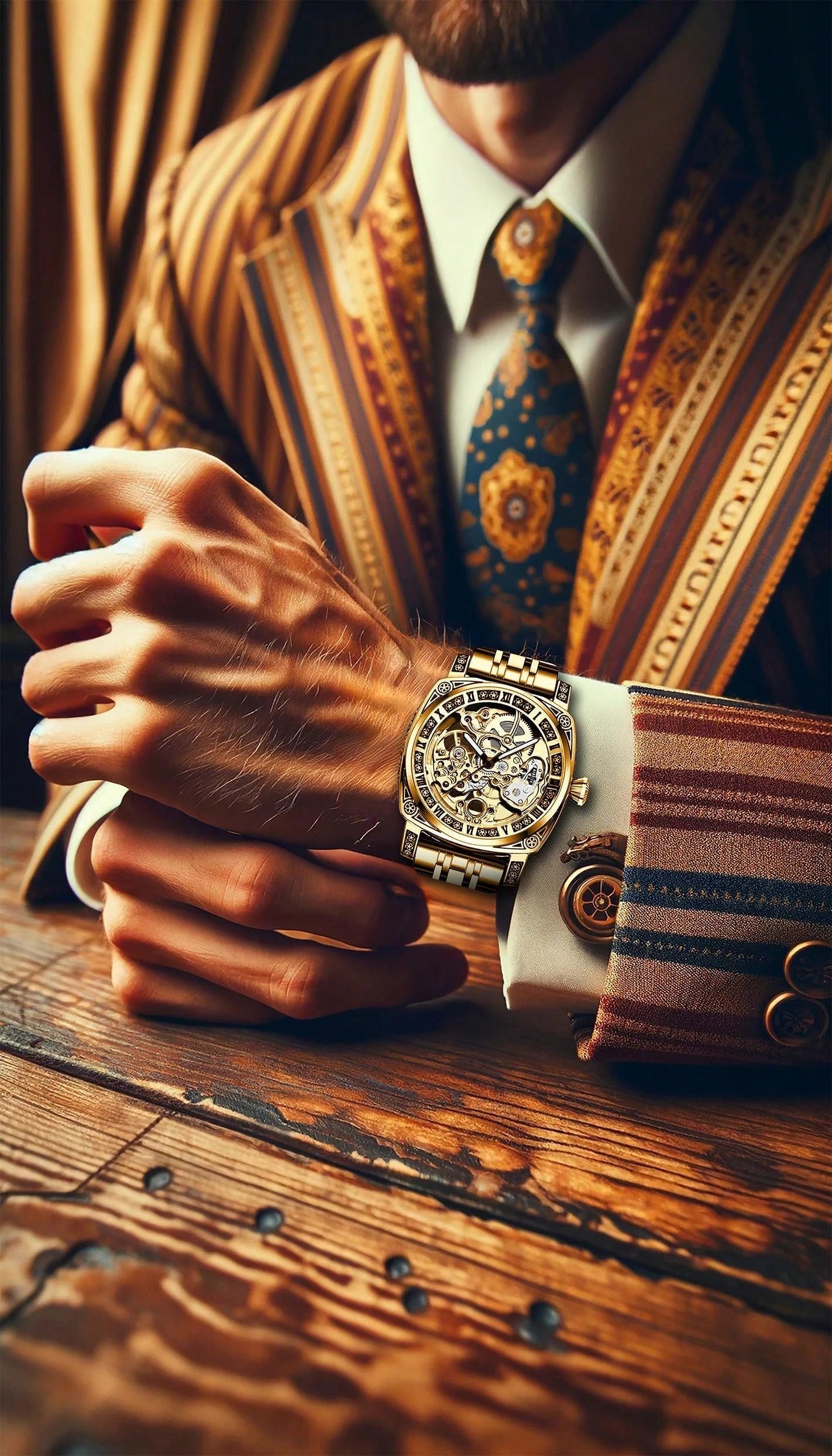 Yellow White - Yellow 904L Steel - Automatic -41mm