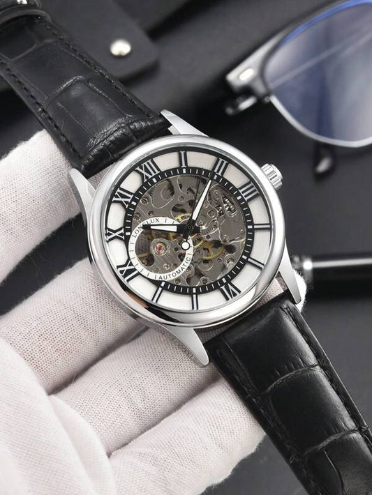 Black - Black Leather - Automatic -41mm