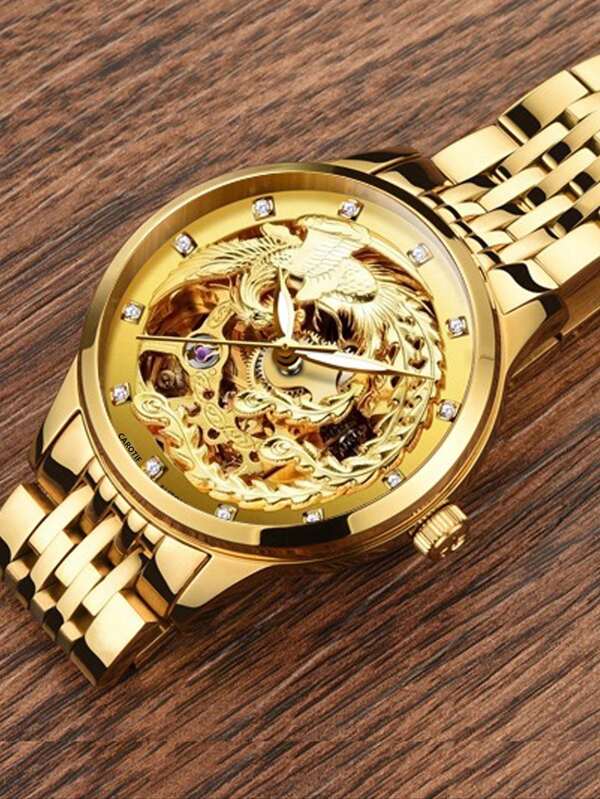 Yellow Hollow - White 904L Steel - Automatic -42mm