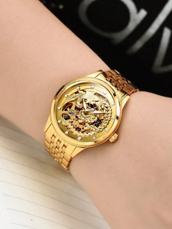 Yellow Hollow - White 904L Steel - Automatic -42mm