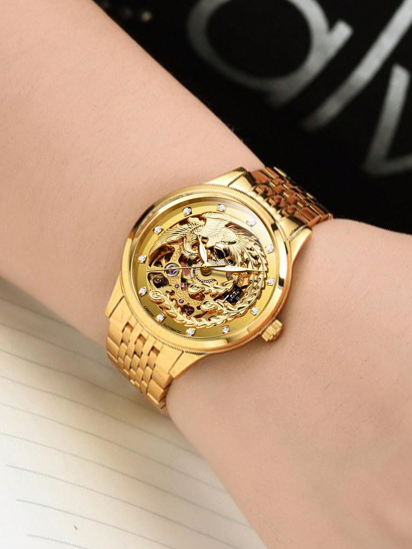 Yellow Hollow - White 904L Steel - Automatic -42mm