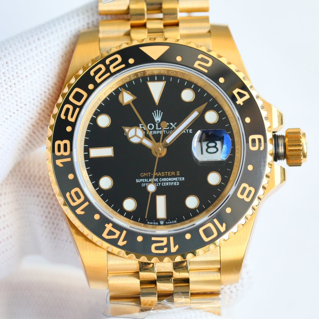 C-Factory - Black -Yellow Gold-  904L Steel - Automatic - 40mm