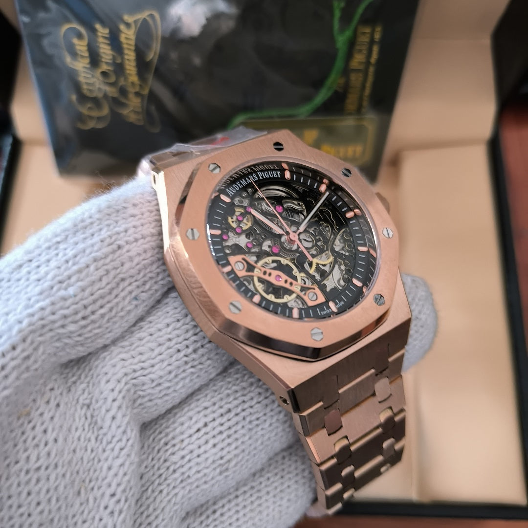 Rose Gold - Hollow 904L Steel - Automatic - 41mm