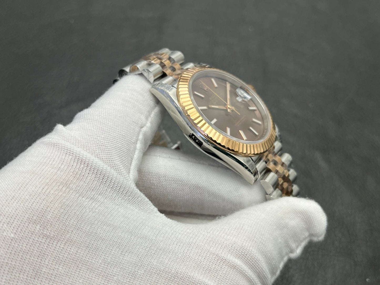 C-Factory -Brown - Silver Yellow 904L Steel- Automatic - 41mm