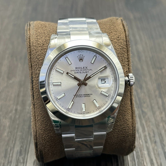 C-Factory -Silver - Smooth Bezel - Silver 904L Steel- Automatic - 41mm