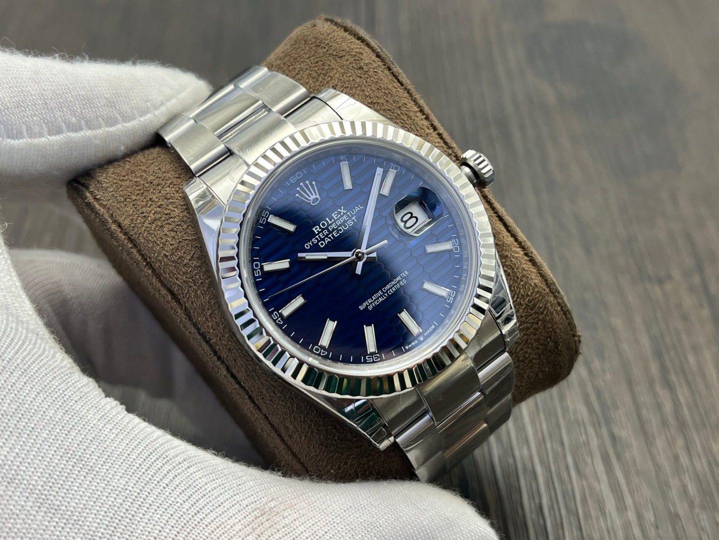 C-Factory - Blue Wave - Silver 904L Steel- Automatic - 41mm
