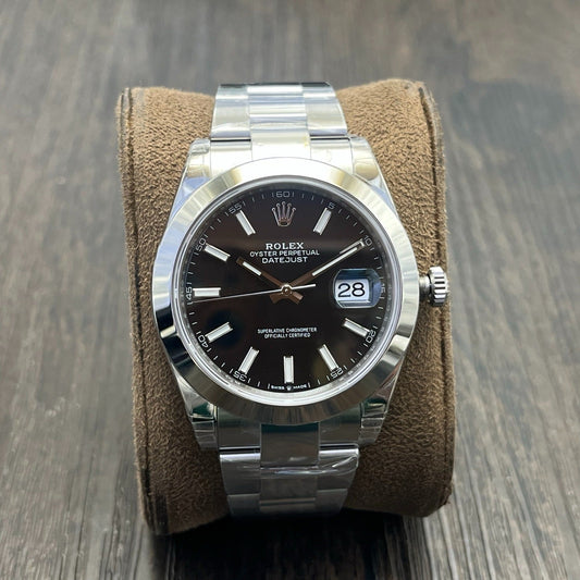 C-Factory - Black - Smooth Bezel - Silver 904L Steel- Automatic - 41mm