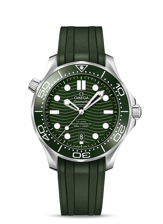 Green Steel - Rubber - Automatic - 42mm