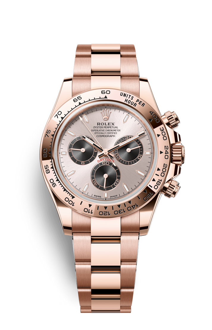 Chronograph -Silver Dial - Rosegold 904L Steel - Quartz- 40mm