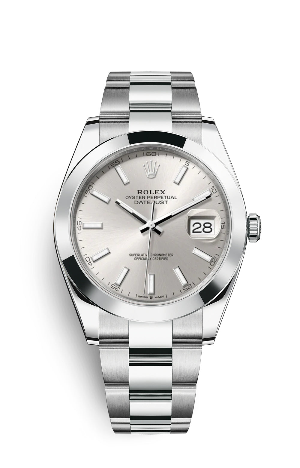 Classic White Silver - 904L Steel- Automatic Watch - 41mm