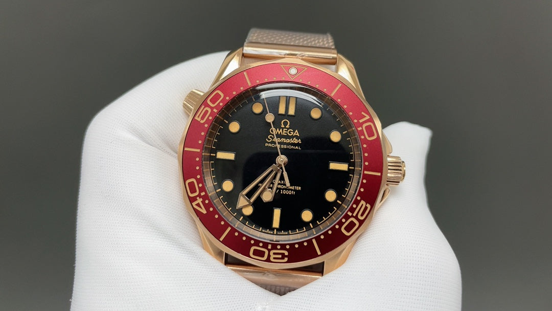 Black Red - Yellow 904L Steel - Automatic - 42mm