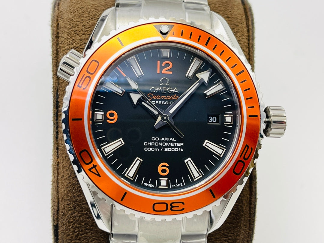 🔥Limited Time Offer!-232.30.46.21.01.002- Orange Ceramic -Silver 904L Steel - Automatic -43mm