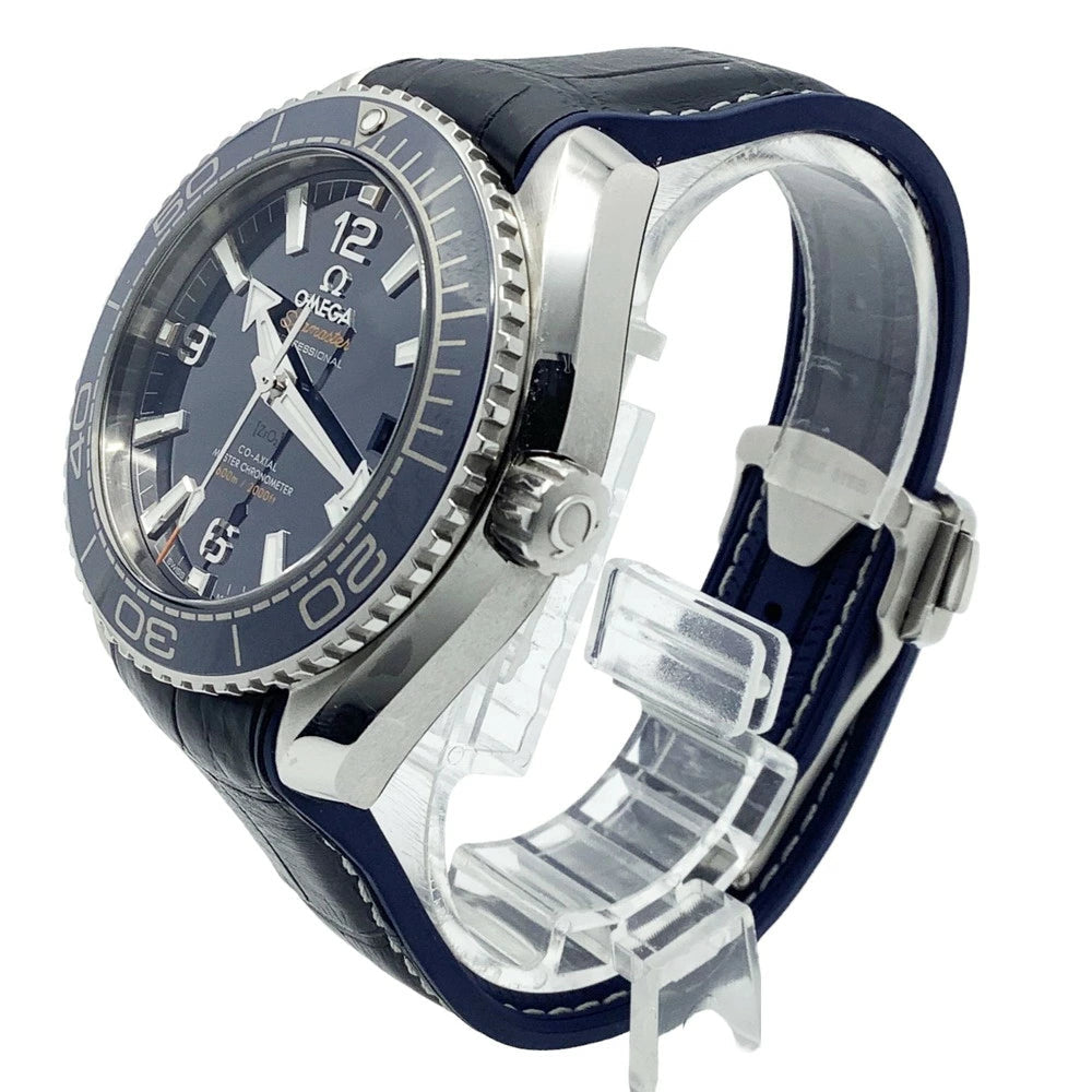 215.33.44.21.03.001- Ceramic bezel Blue 904L Steel - Blue Leather - Automatic -43.5mm