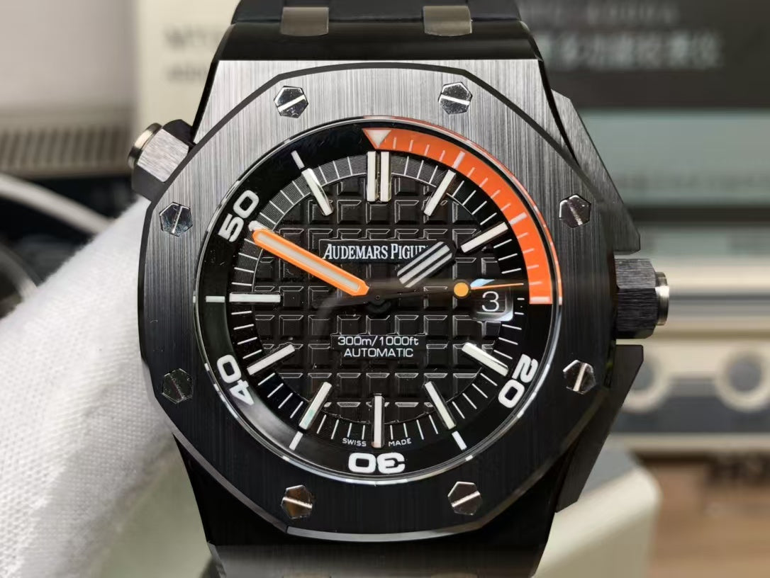 Black Bezel Ceramic-Black Face -Black Rubber - Automatic - 42mm