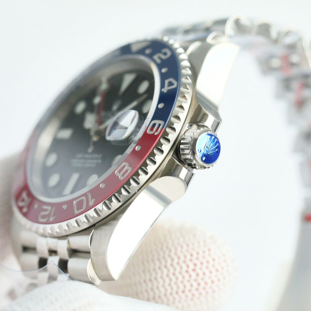 C Factory - Red Blue - Silver 904L Steel - Automatic - 40mm