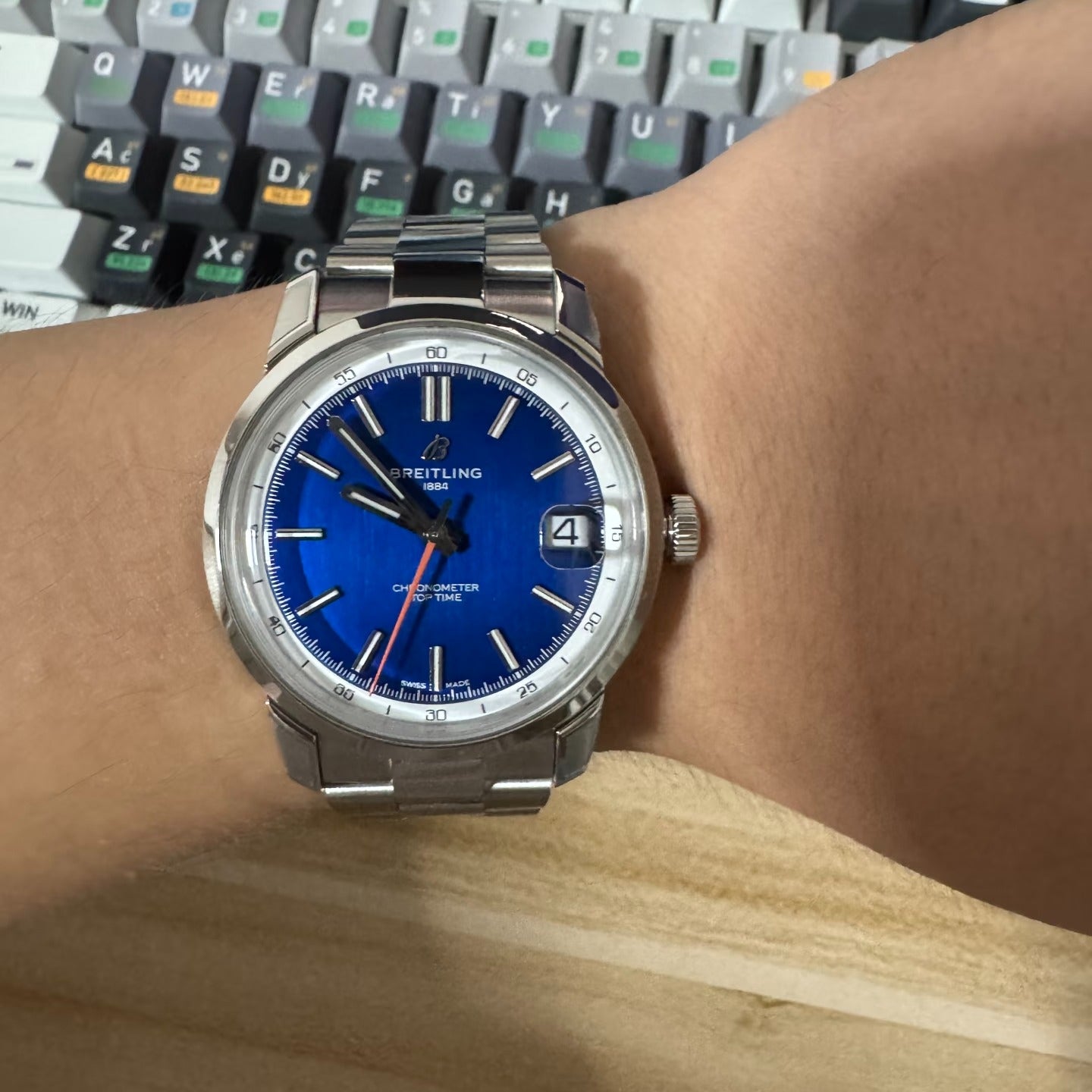Blue Silver -904L Steel -B31-Automatic - 38mm