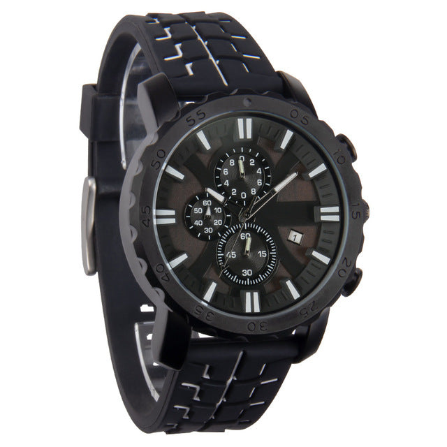Wooden Black - 904L Steel Quartz Watch -41mm