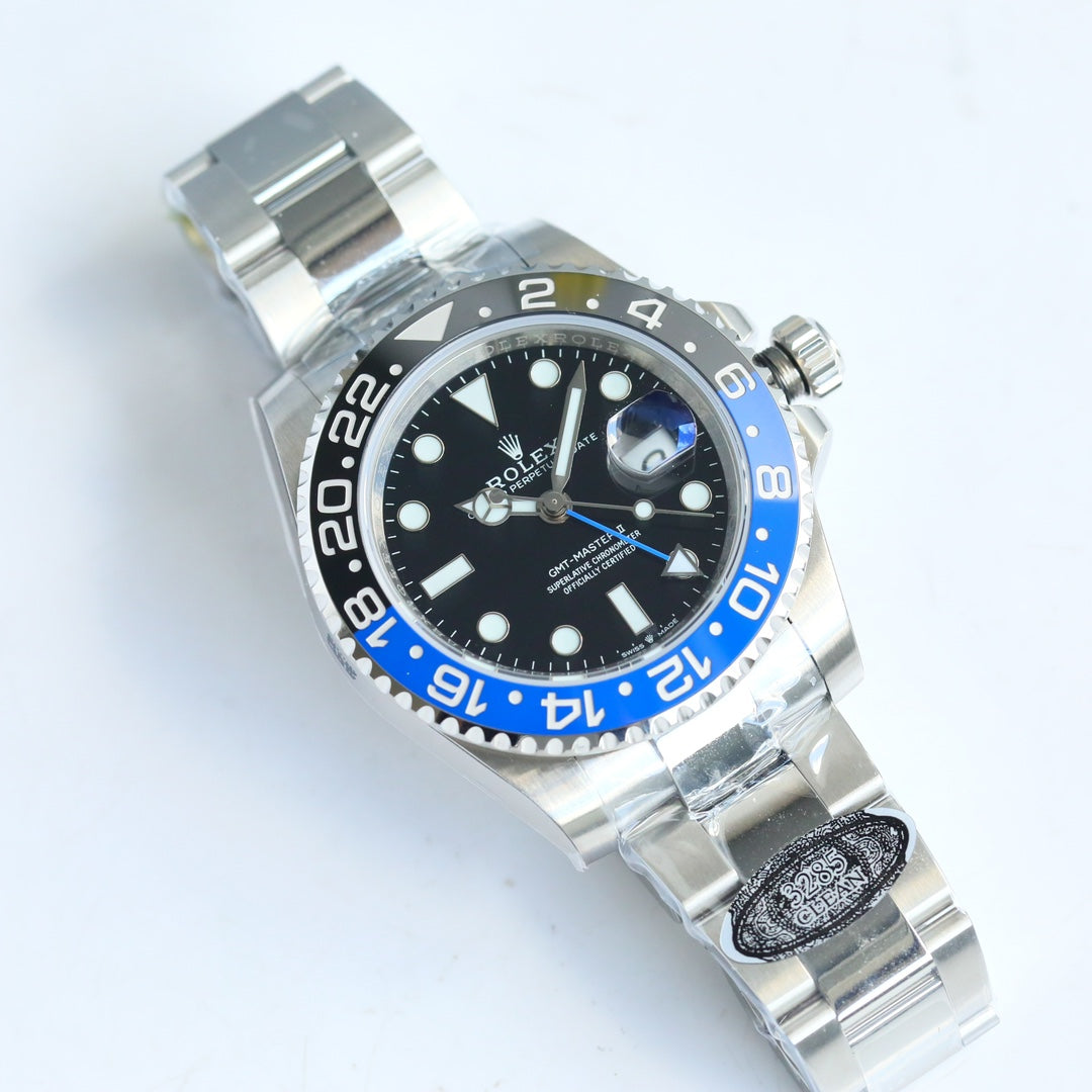 C-Factory - Blue Black- Silver 904L Steel - Automatic - 40mm