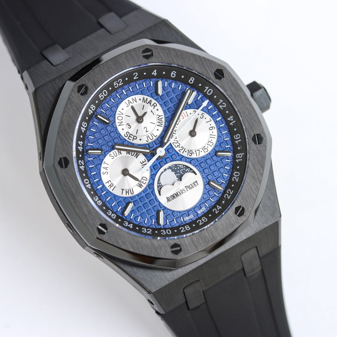 Blue Black - Black Rubber - Automatic - 41mm